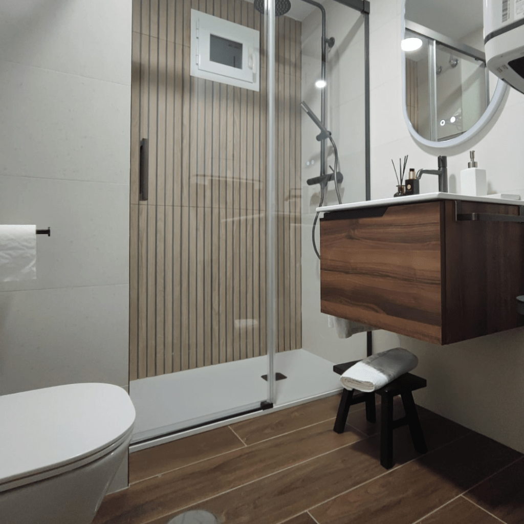 Baño de la reforma integral en sevilla